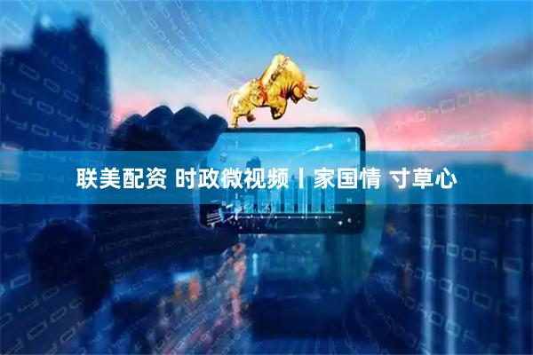 联美配资 时政微视频丨家国情 寸草心