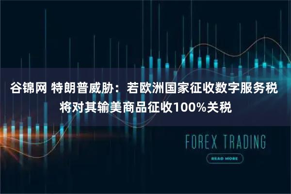 谷锦网 特朗普威胁：若欧洲国家征收数字服务税 将对其输美商品征收100%关税