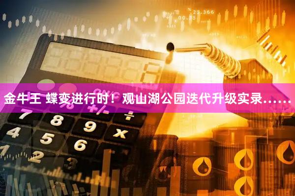 金牛王 蝶变进行时！观山湖公园迭代升级实录……